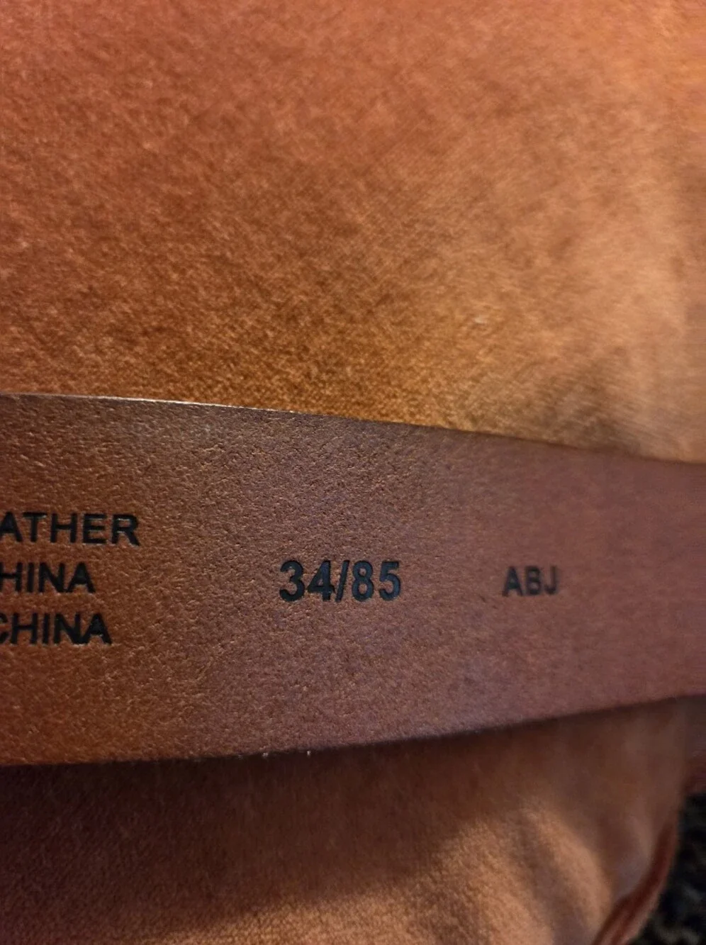MENS DOCKERS BROWN LEATHER BELT